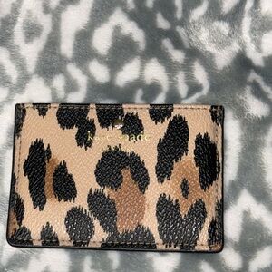 Kate Spade Animal Print Card Holder